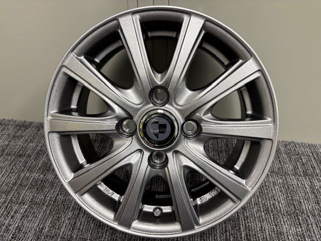 T30 アルミホイール 1台分 4個セット 13x5.00B +36 4H 100 claire DG10 シルバー スポーク