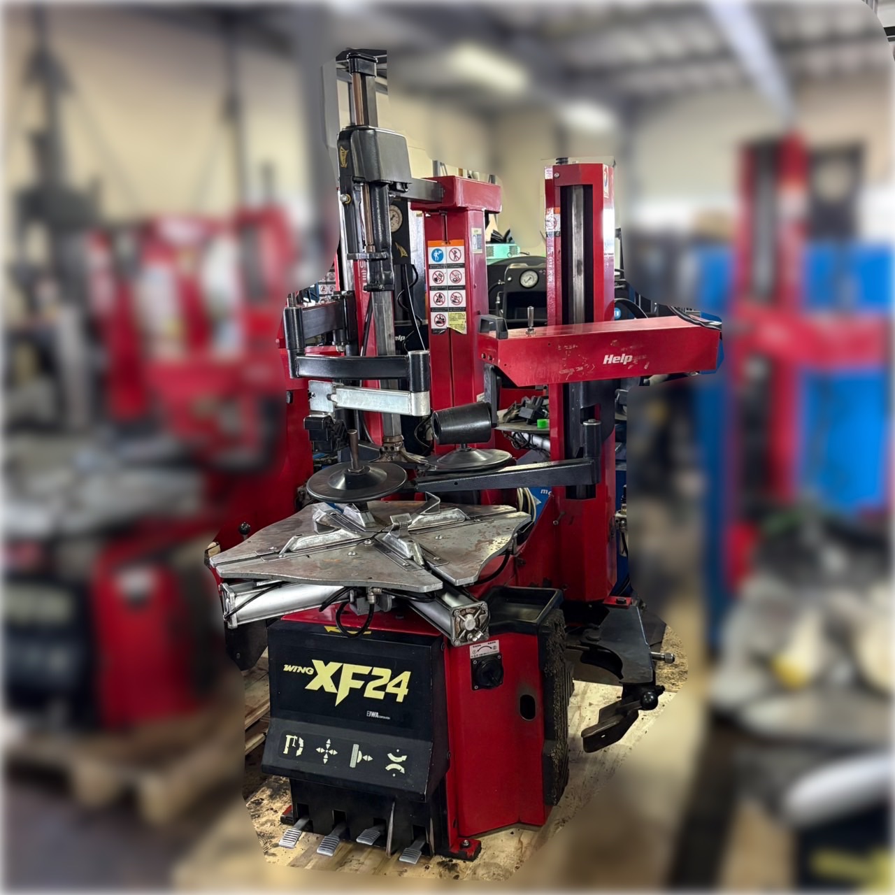 タイヤチェンジャー／エイワ／XF24／ウィング／タイヤ交換／動作確認済／②