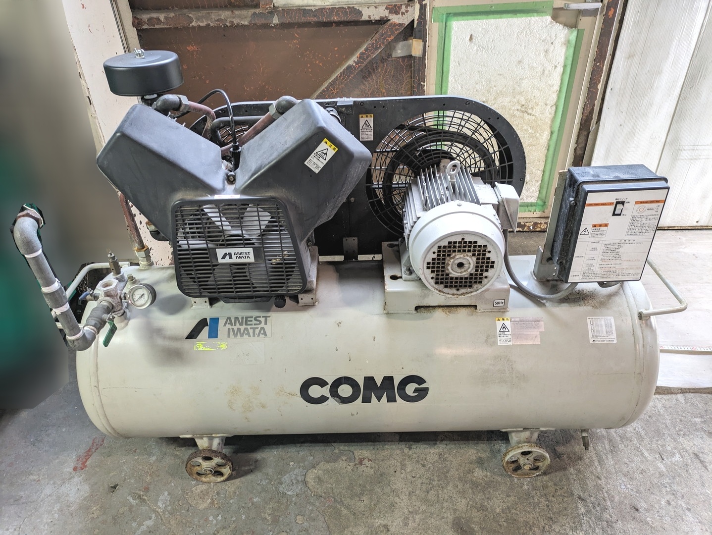 中古 レシプロコンプレッサー 10955