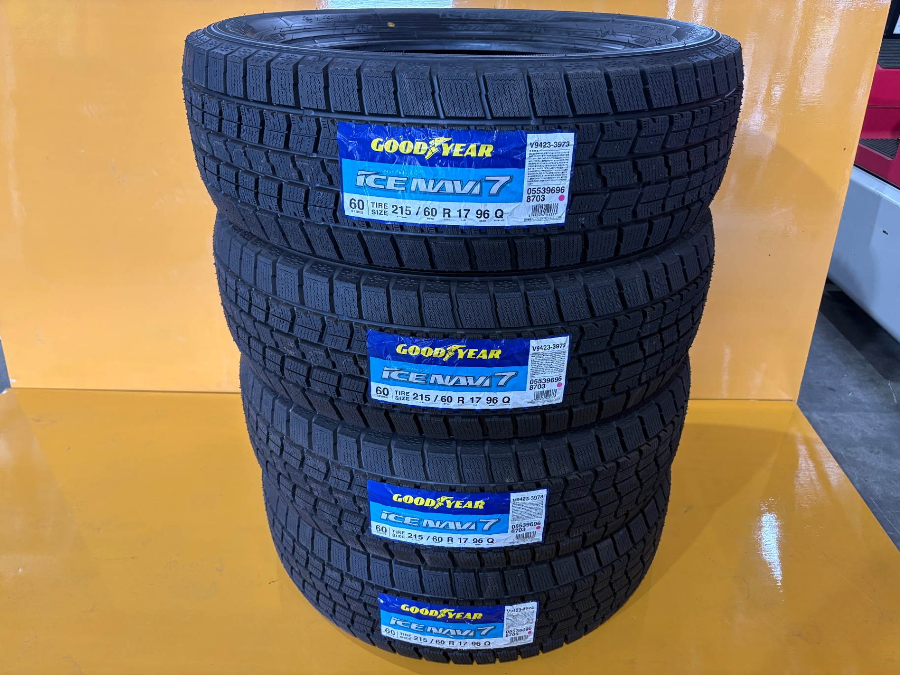 T67 グッドイヤー アイスナビ７ 215/60R17 96Q 4本セット
