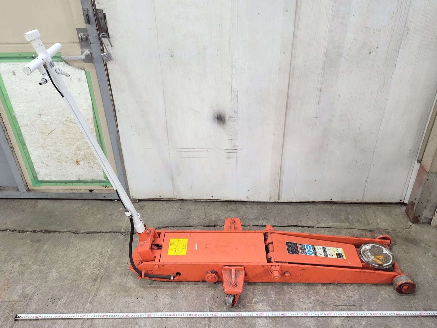 14555 3t 低床エアガレージジャッキ バンザイ エア手動両用