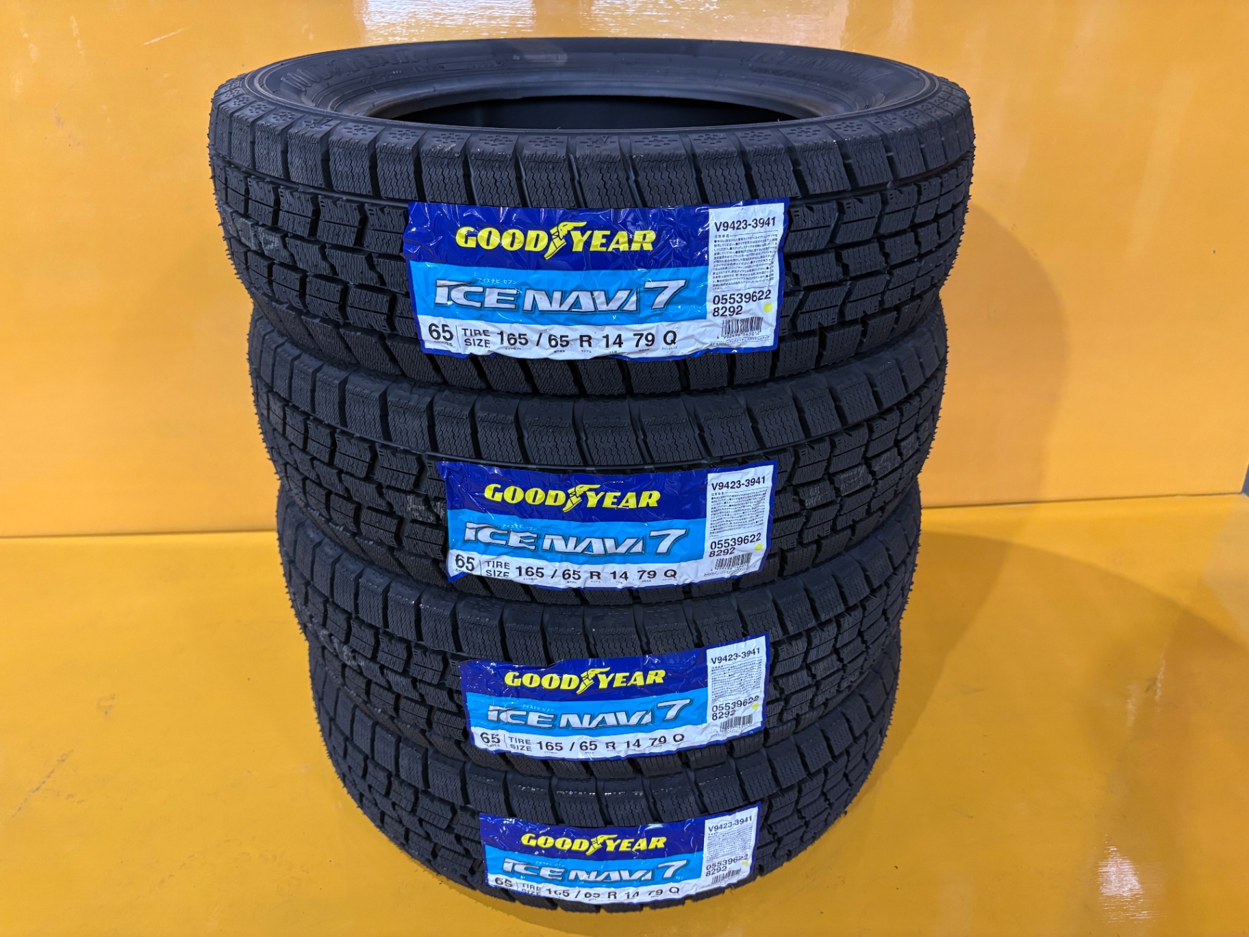 T89 グッドイヤー アイスナビ７ 165/65R14 79Q 4本セット