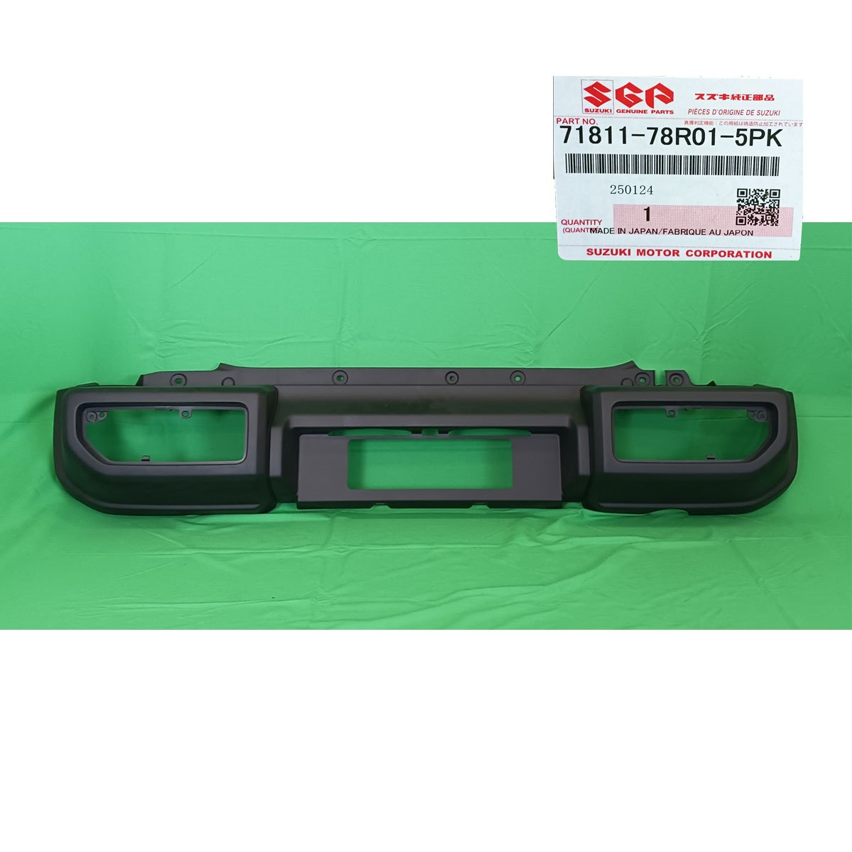 71811-78R01-5PK ジムニーシエラ リヤバンパー  JB74W ブラック 黒 スズキ 純正部品 送料無料 発送地：東京 法人限定