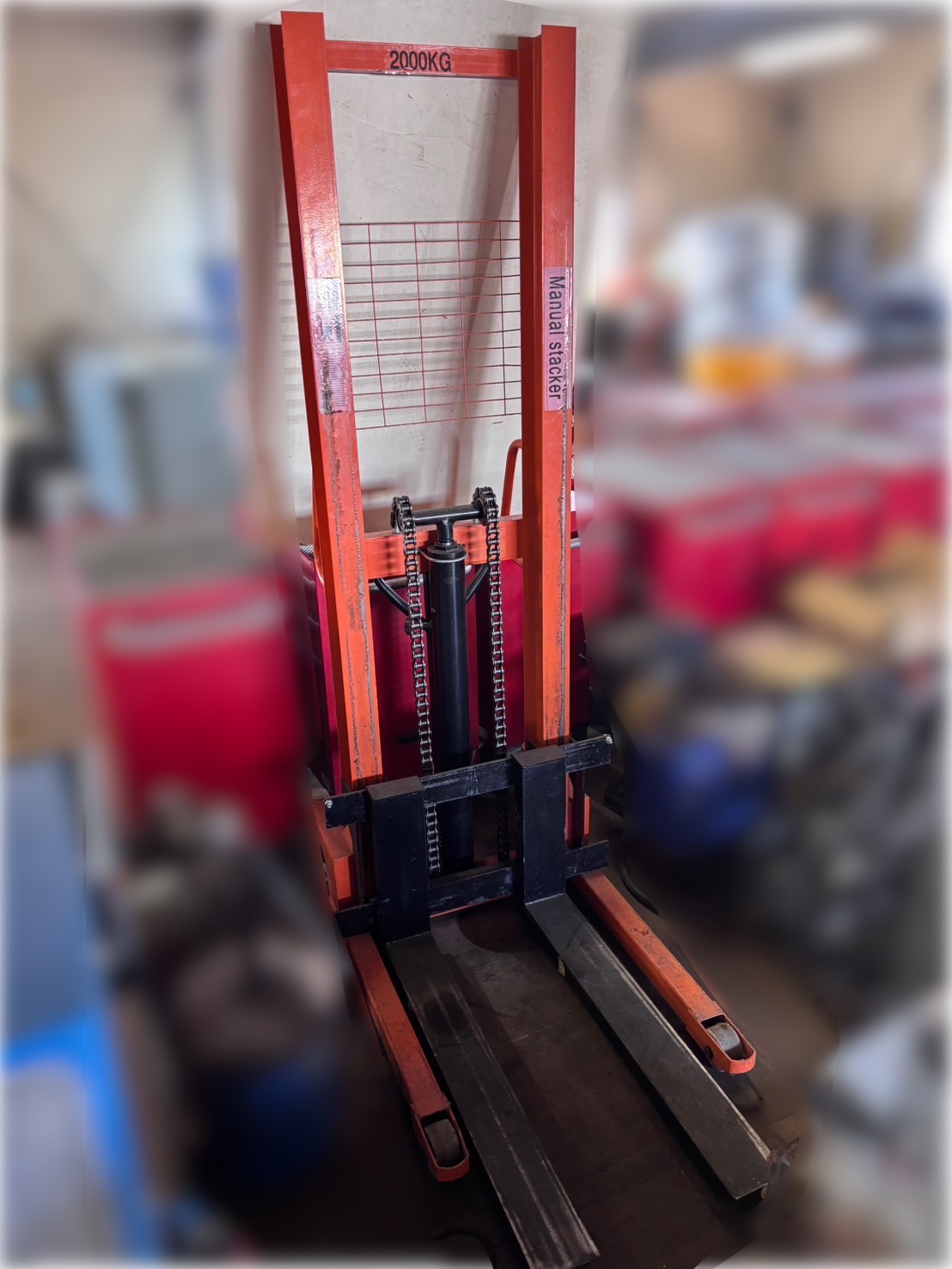 【引取りのみ】手動フォークリフト／ハンドリフト／2000kg／2t／荷物運搬