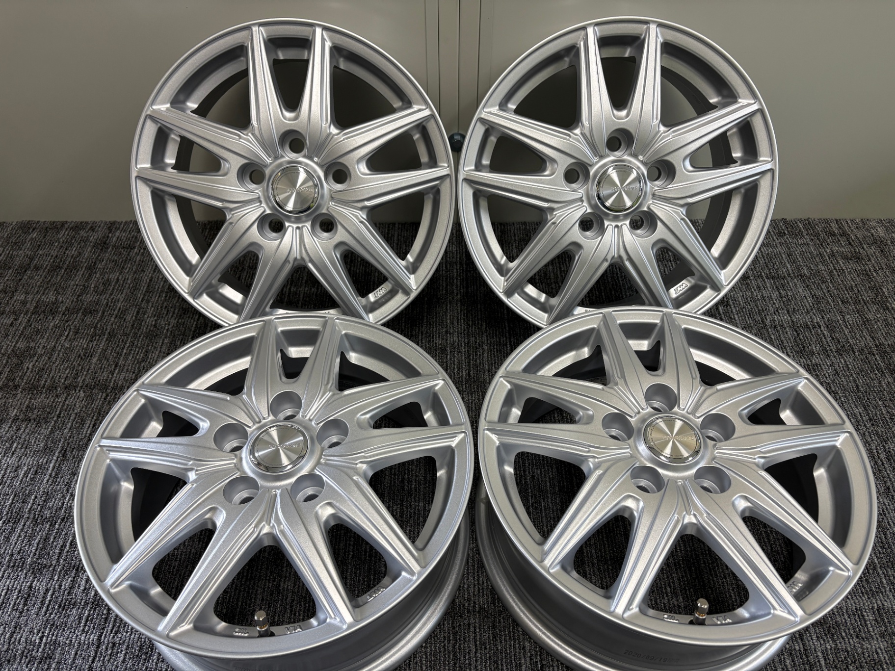 T99 ブリヂストン ECOFORME 15X6.0J +50 5H 114.3 平面座ナット用　4本セット