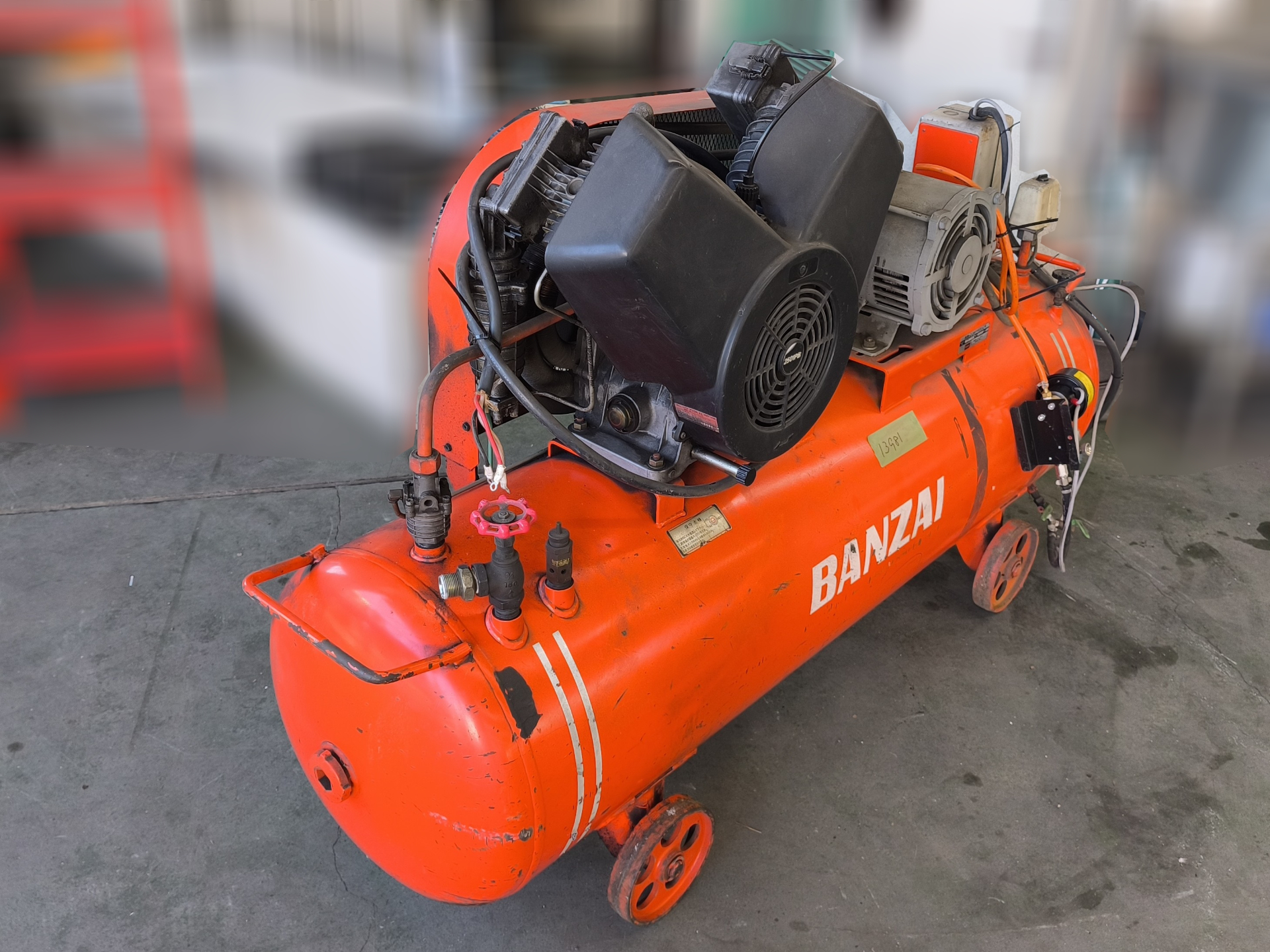 13981 中古 エアコンプレッサー CT-255PB バンザイ