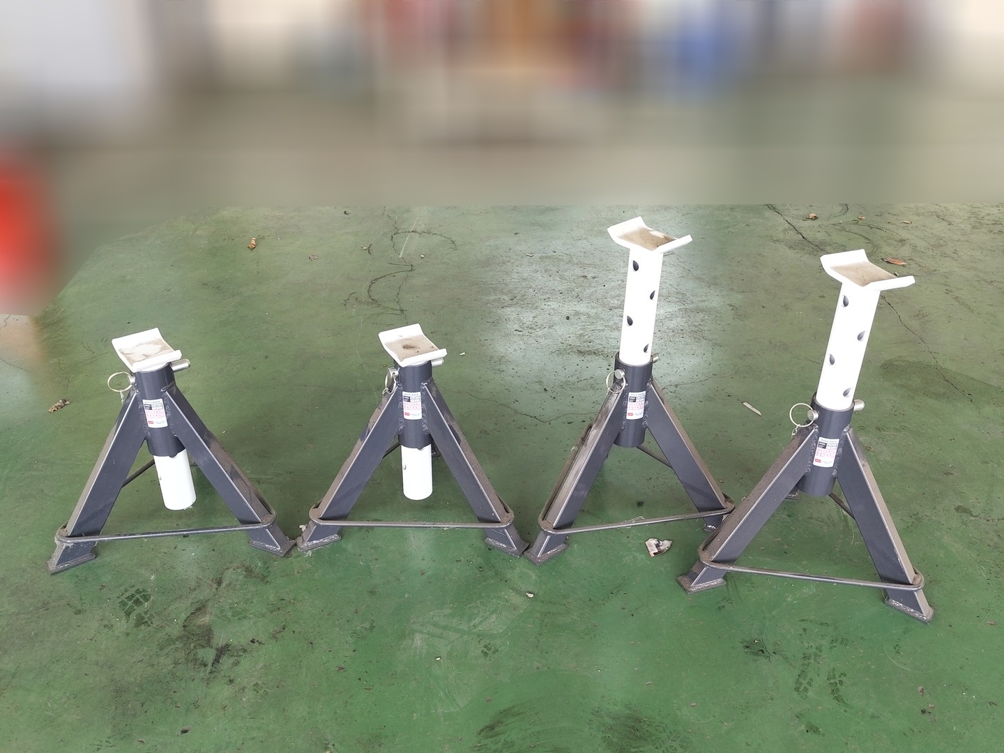 中古 5t リジットラック 4個セット 1台分 M-50C-8ウマ ジャッキスタンド リジッドラック 12873