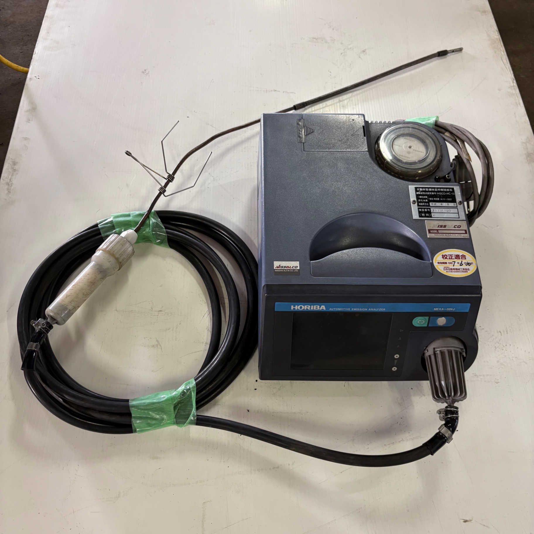自動車排ガス測定器／HORIBA／MEXA-324J／ニッサルコ⑤
