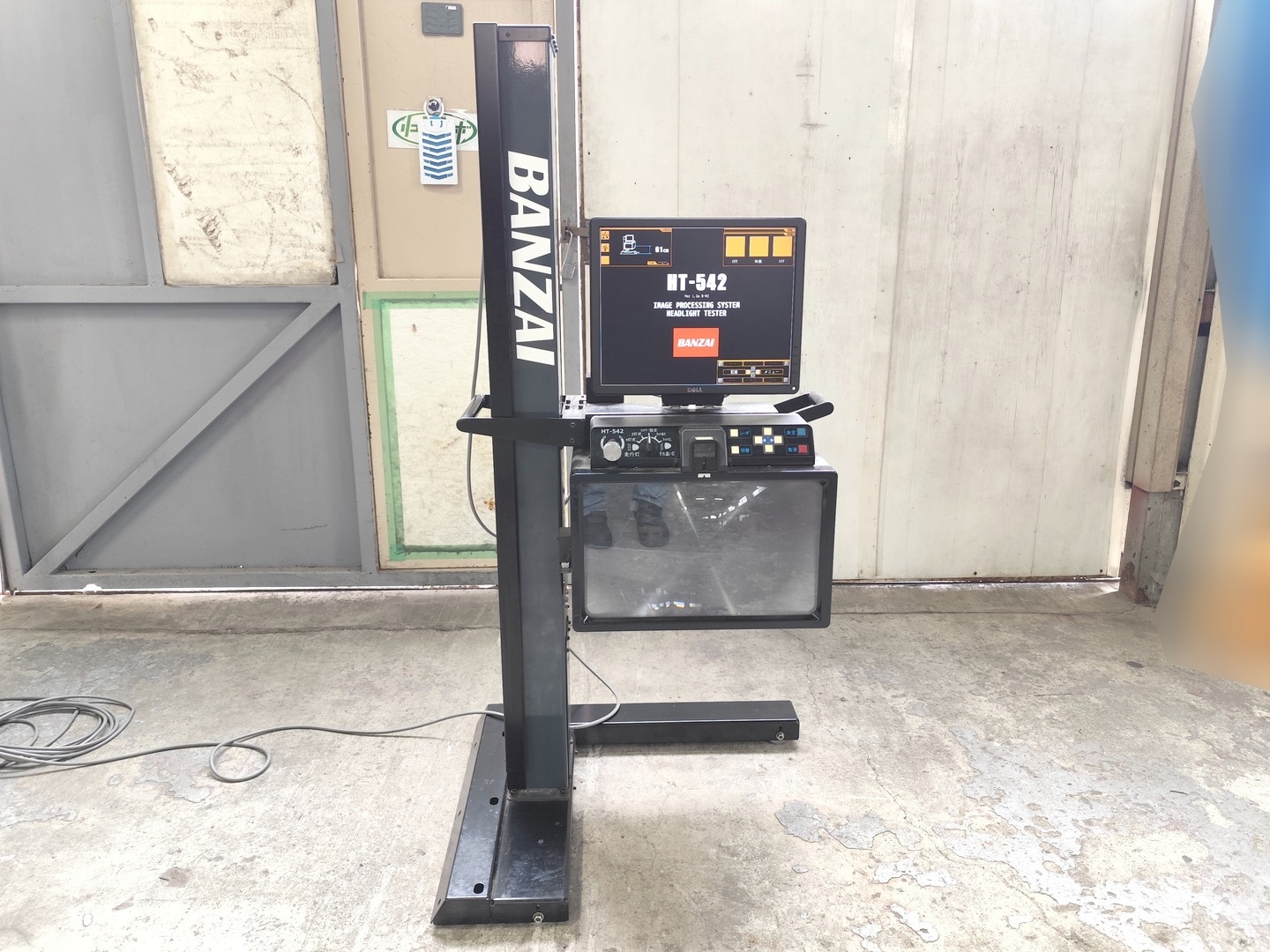 中古 2021年製造 ヘッドライトテスターHT-542 HT-538 画像処理方式 550mmレール 13015