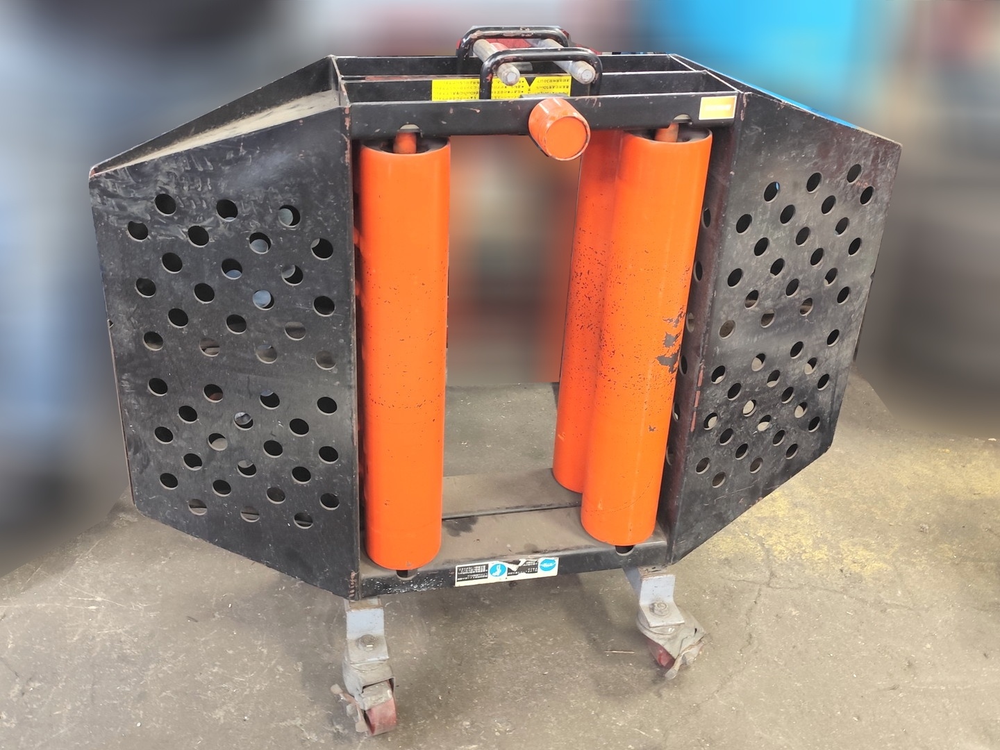 中古 ポータブルフリーローラー（台車スタンドセット） バンザイ BFR-75 輪荷重750kg 12386