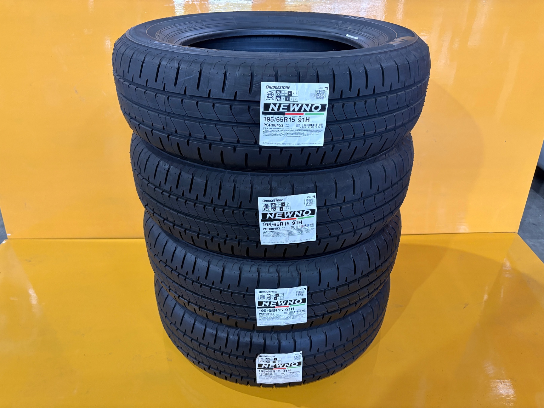 T86 ブリヂストン NEWNO 195/65R15 91H 4本セット