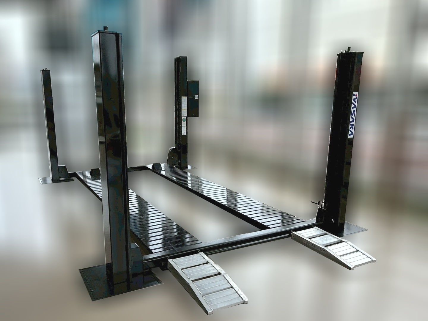 中古 4柱リフト リフトマスター ドライブオン ブラック 黒  13285